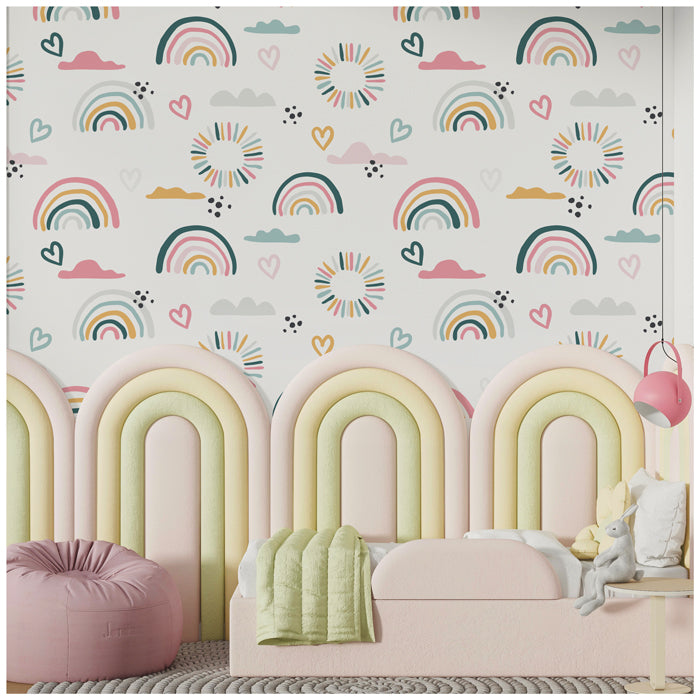 Rainbow Pattern Wallpaper