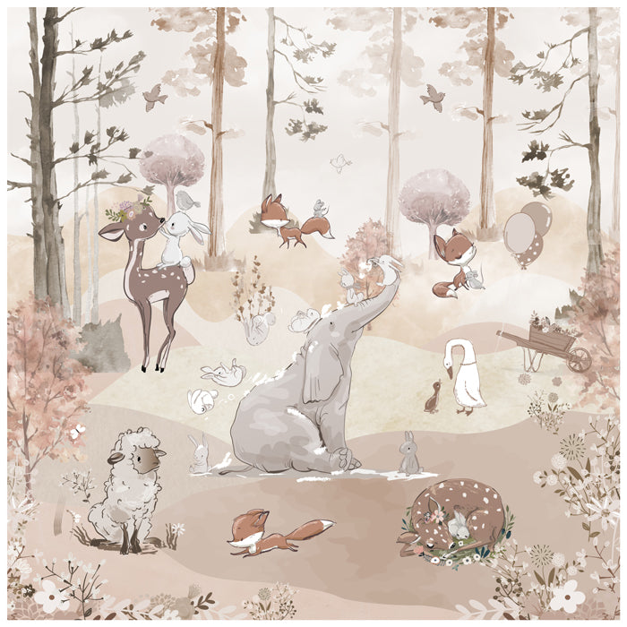 Brown Nature Forest Wallpaper