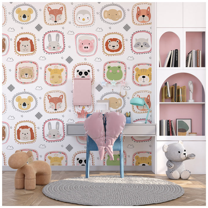 Animal Picture Frame Wallpaper