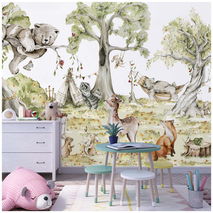Woodland Walk Theme Wallpaper