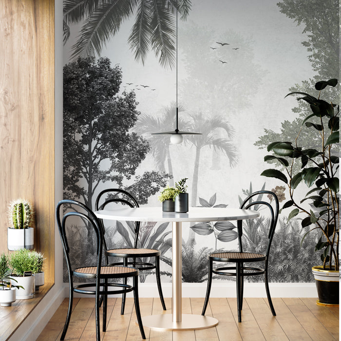 Vintage Garden House Theme Wallpaper For Walls