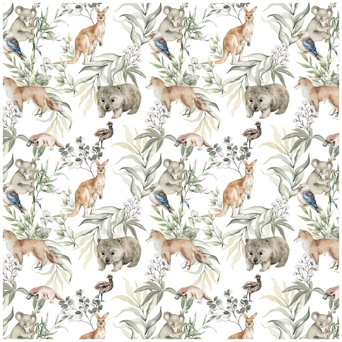 Australia Animal Pattern Wallpaper