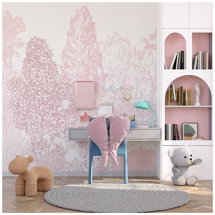 BELLEWOOD Illustration Tree Wallpaper
