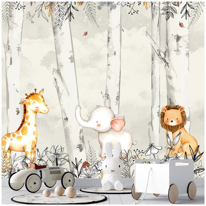 Jungle Safari Animals Wallpaper