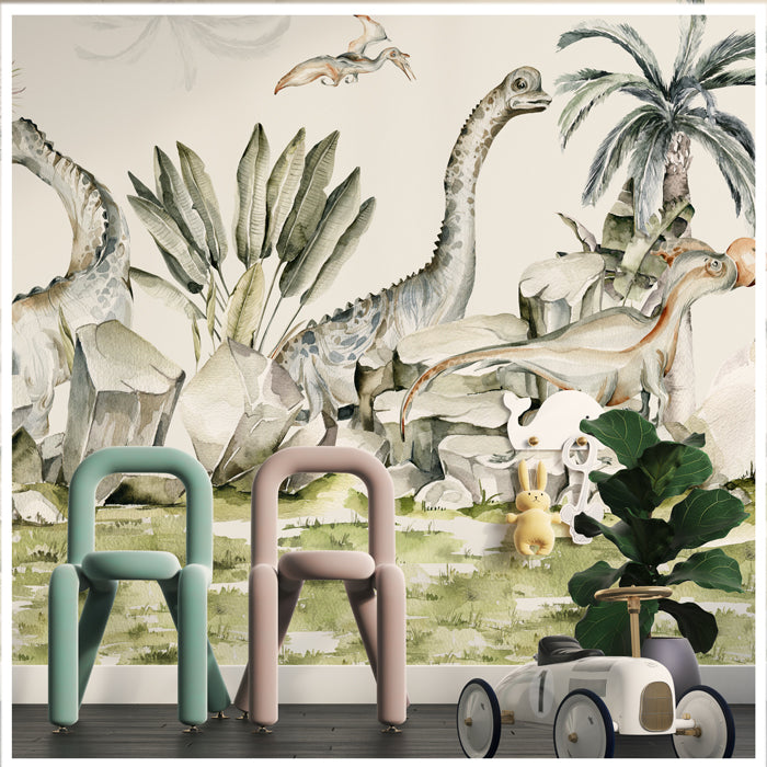 Dino Walk Theme Wallpaper