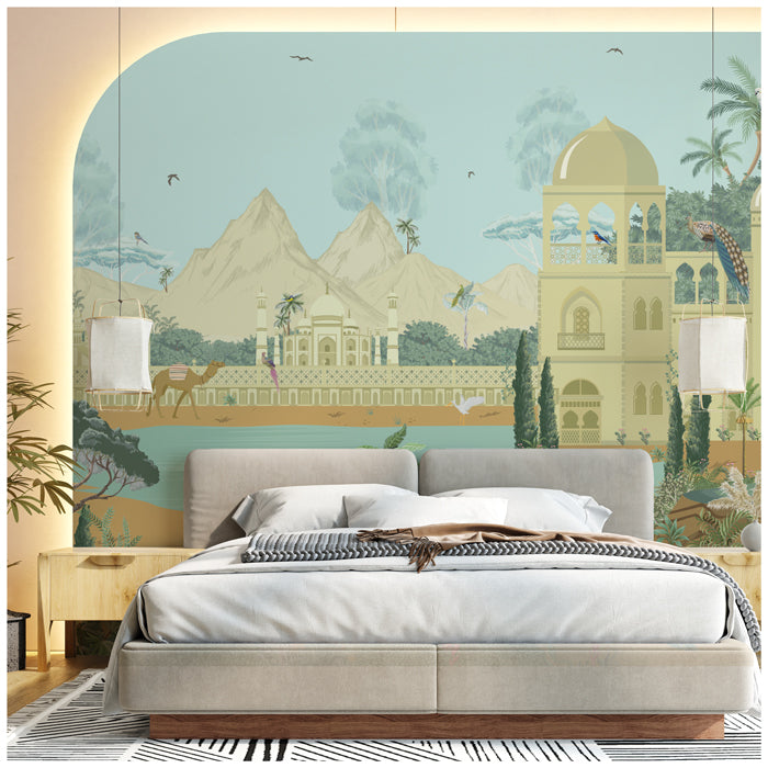 Mughal Landscape Wallpaper