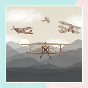 Vintage Planes Theme Wallpaper
