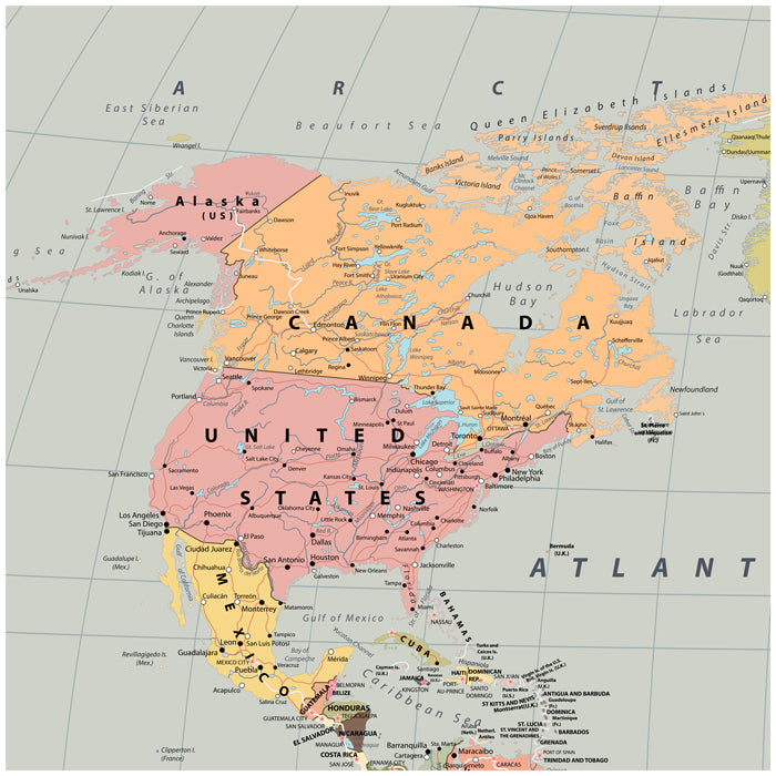 Blue Grey Sepia World Map Wallpaper