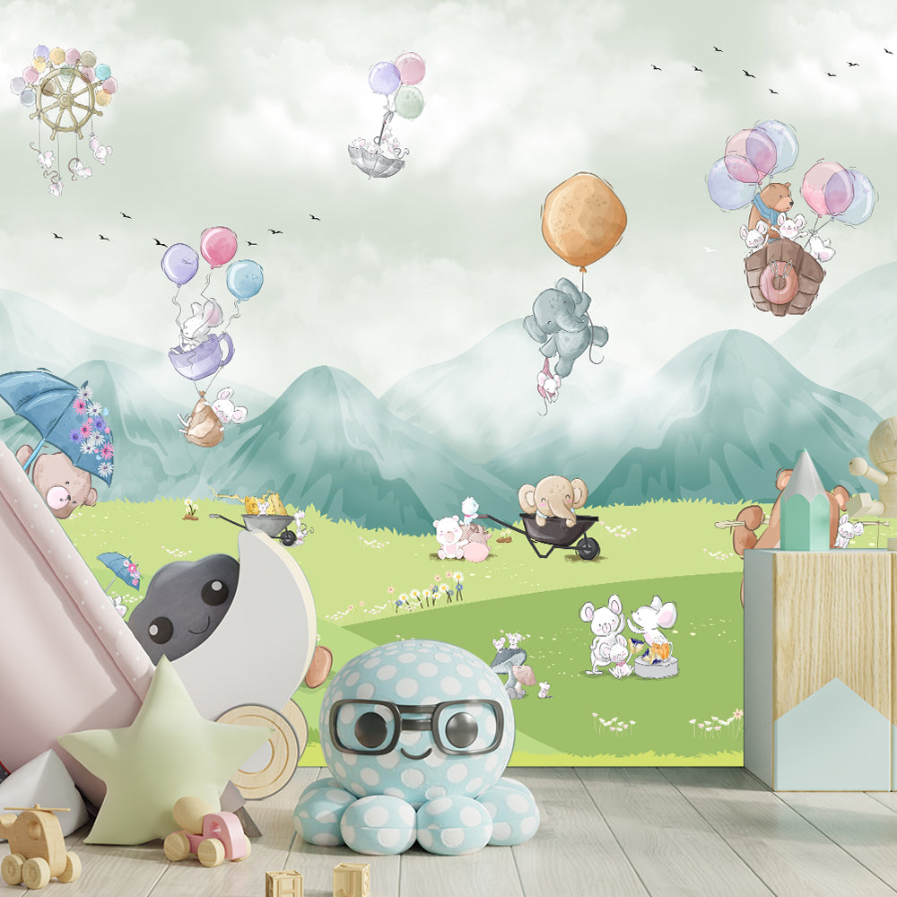 Bear & Mouse Theme Wallpaper