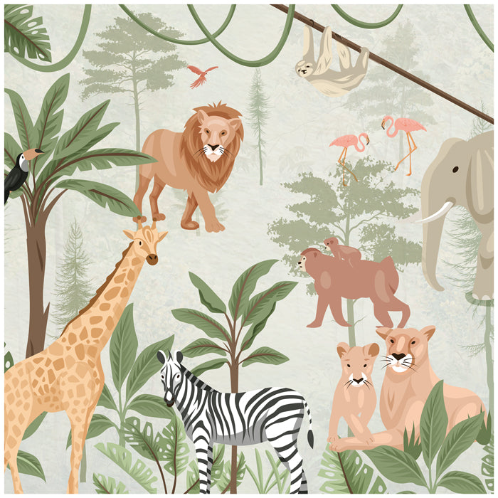 Wild Safari Theme Wallpaper