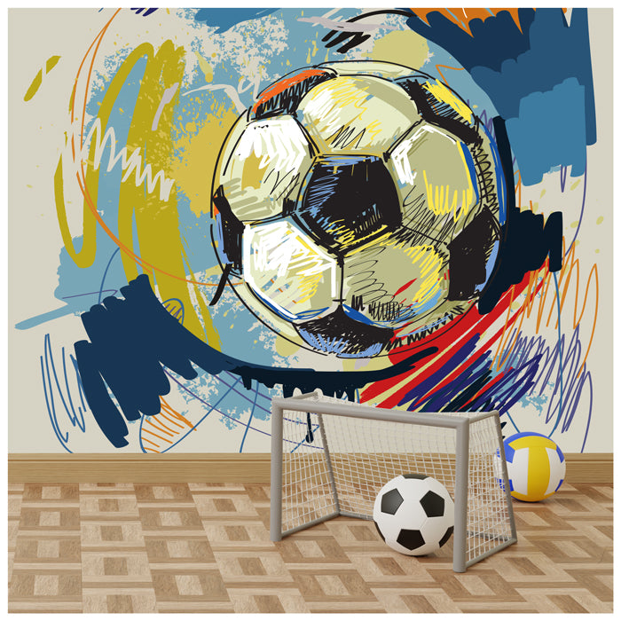 Graffiti Football Theme Wallpaper