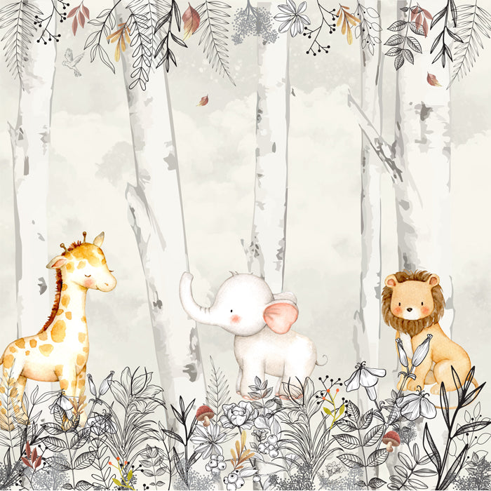 Jungle Safari Animals Wallpaper