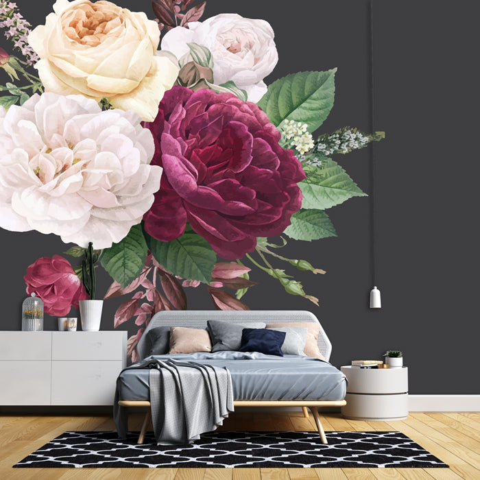 Blossom Peony Theme Wallpaper