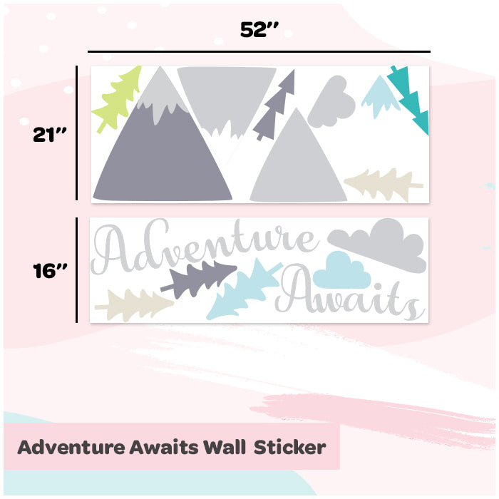 Wall Stickers For Room | Adventure Awaits