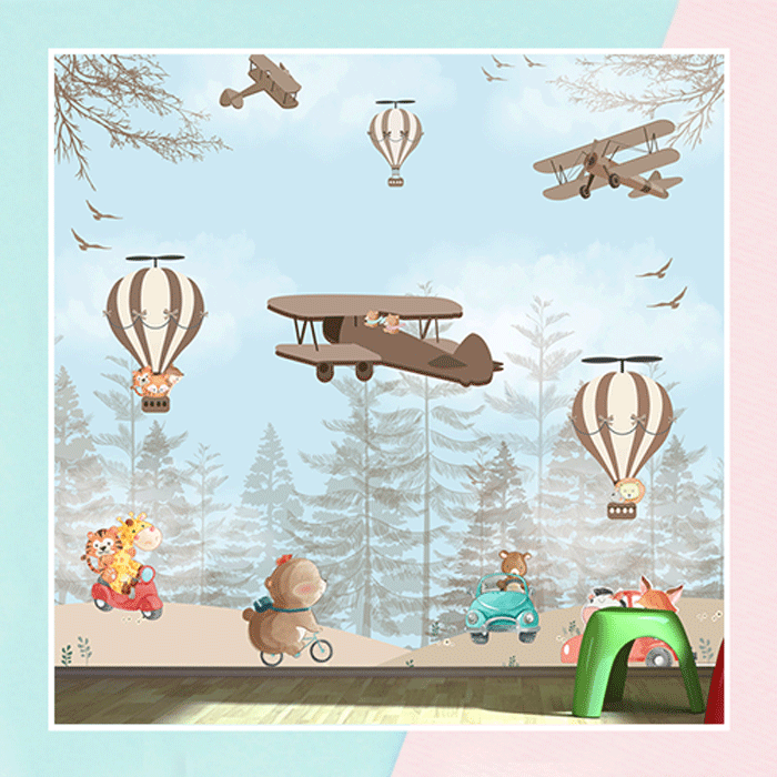 Animals Adventure Theme Wallpaper