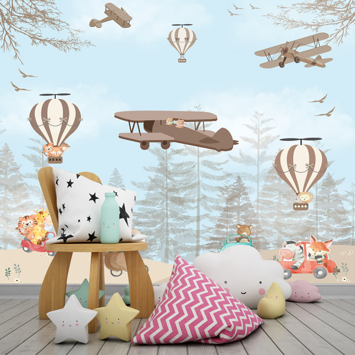 Animals Adventure Theme Wallpaper