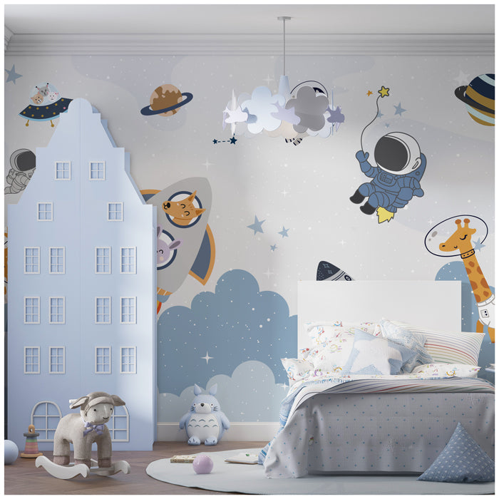 Astro Space Animals Theme Wallpaper