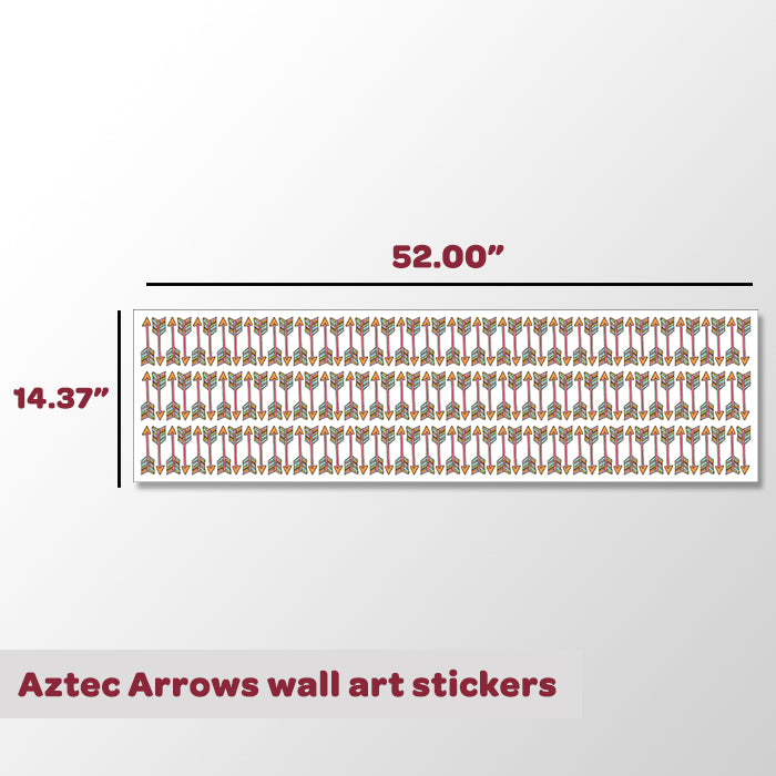 Mini Wall Art Stickers For Room | Aztec Arrows