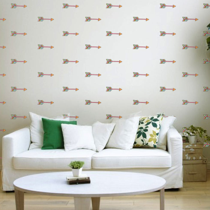 Mini Wall Art Stickers For Room | Aztec Arrows