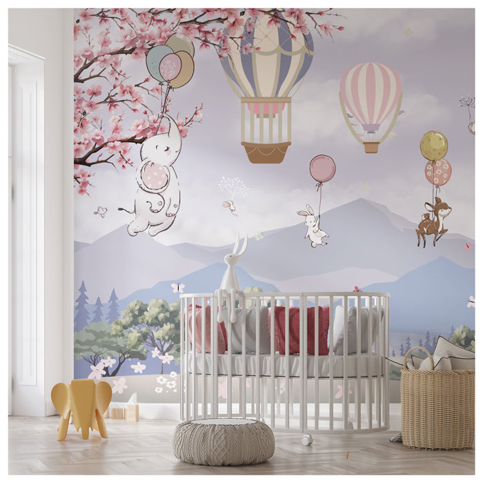 Balloon Valley Tales Wallpaper