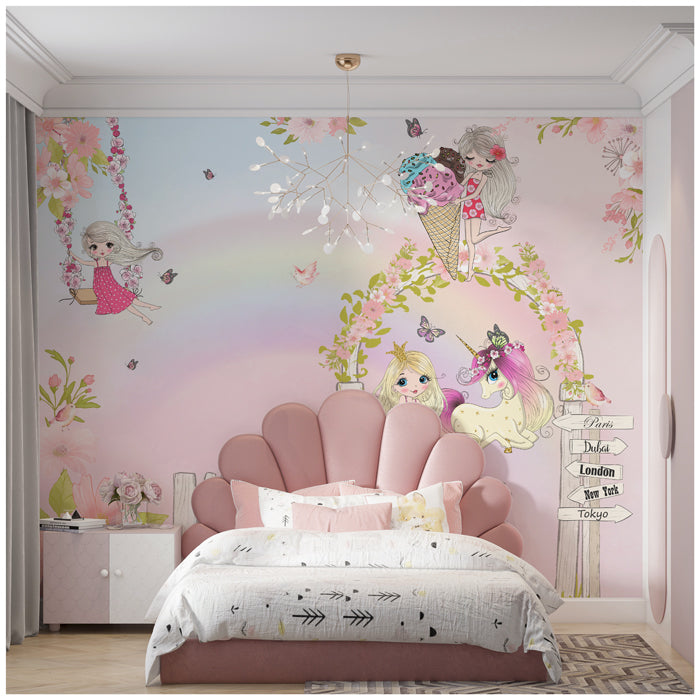 Beautiful Summer Girls Theme Wallpaper