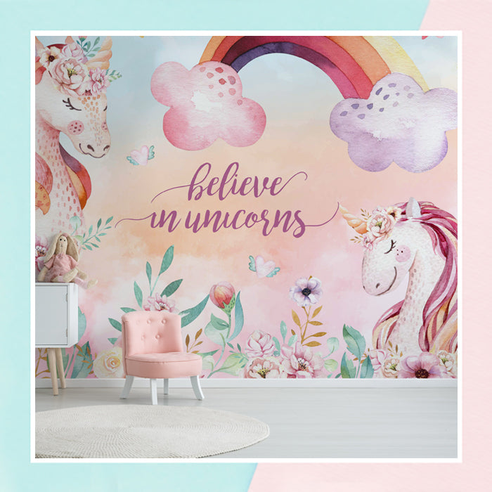Believe In Unicorns Theme Wallpaper
