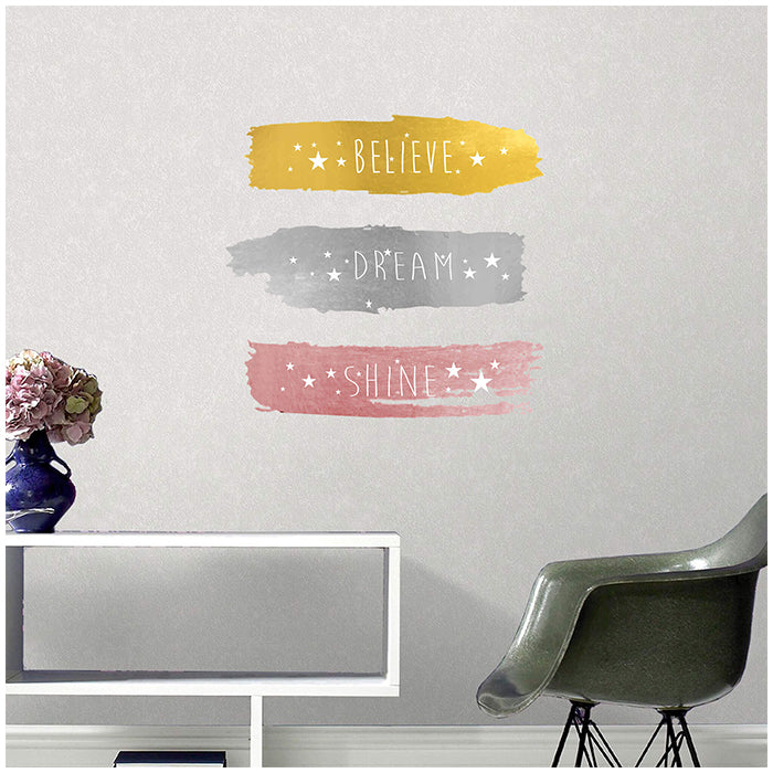Wall Stickers For Room |  Believe Dream Shine