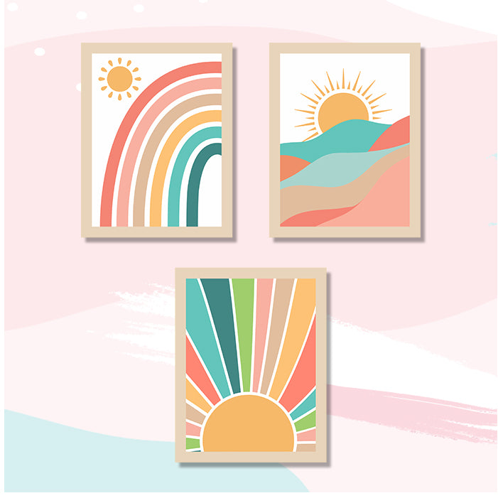 Wall Frames | Boho Rainbow