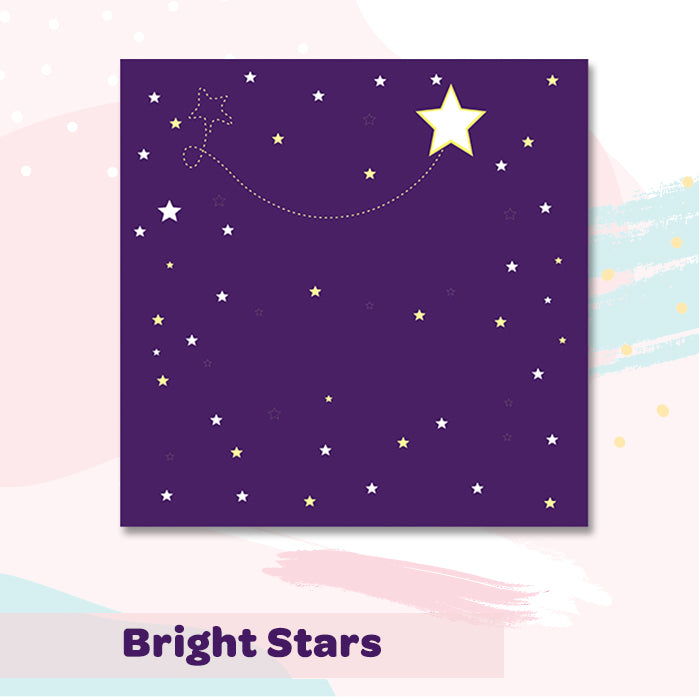Illuminated Customized Name Canvas | Bright Stars