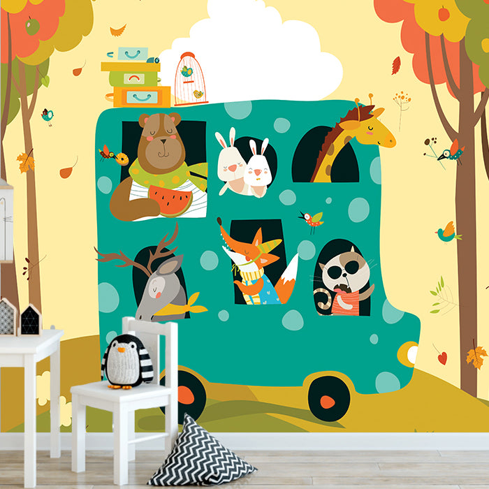 Bus Animals Wallpaper