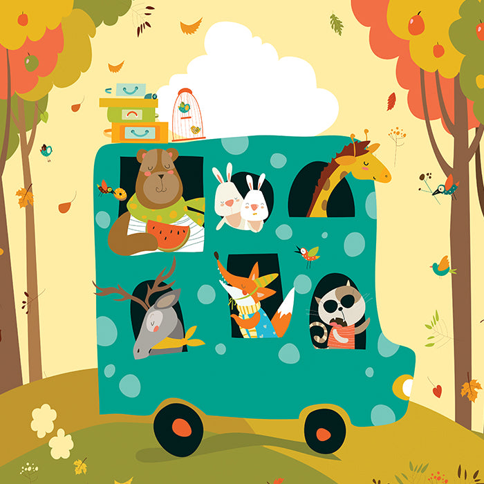Bus Animals Wallpaper