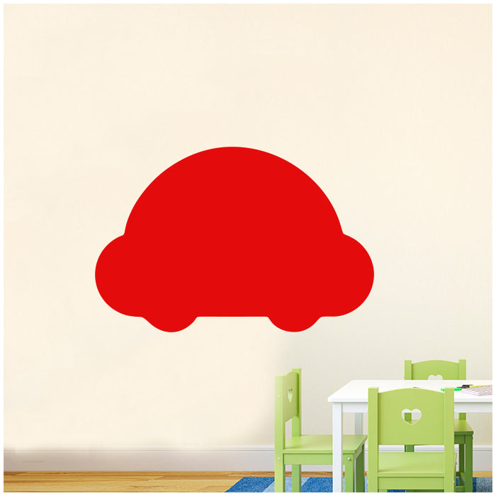 Chalk Wall Decals | Car Shape - Red