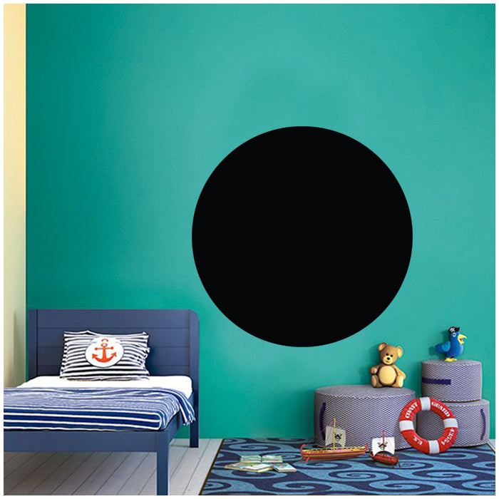 Chalk Wall Decals | Circle - Black