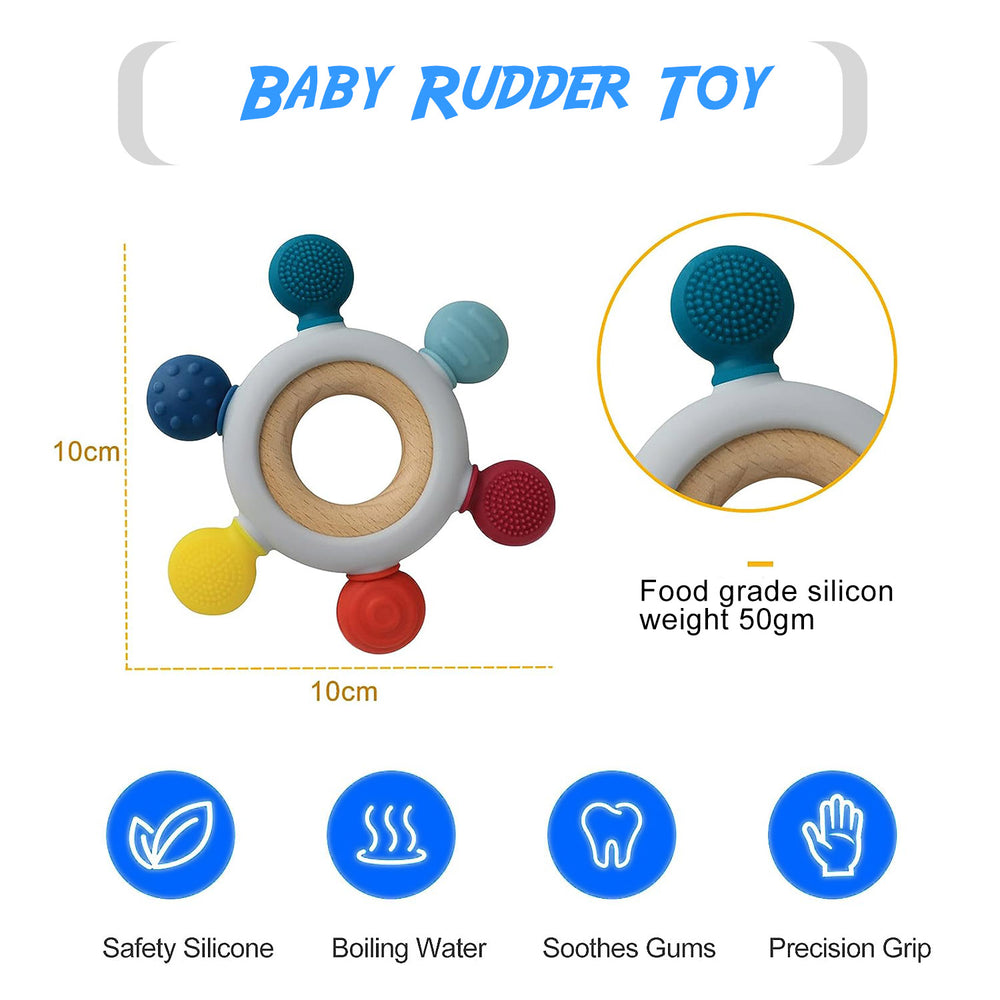 Wooden Toy Set | Teether flower
