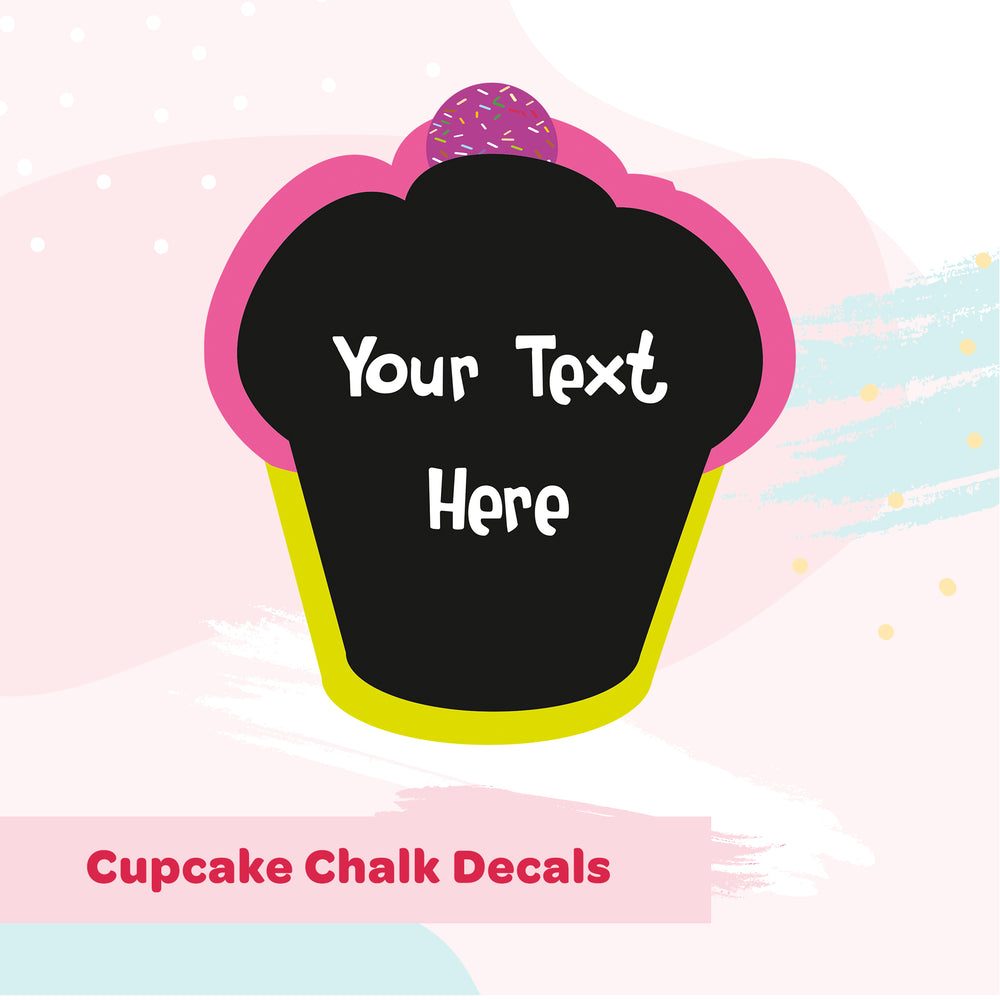 Chalk Wall Decals | Cupcake