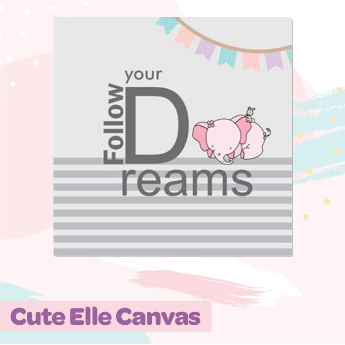 Canvas Wall Art Frame | Cute Elle
