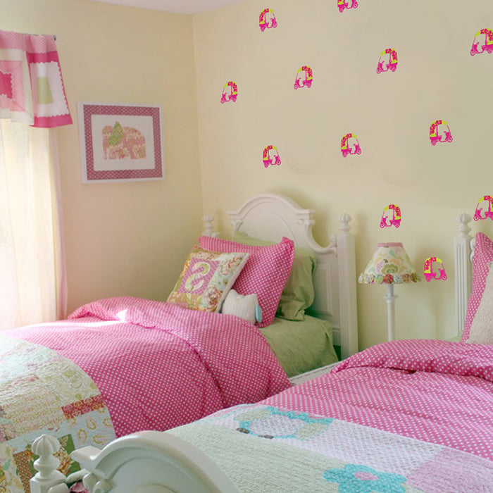 Mini Wall Art Stickers For Room | Delhi Delight