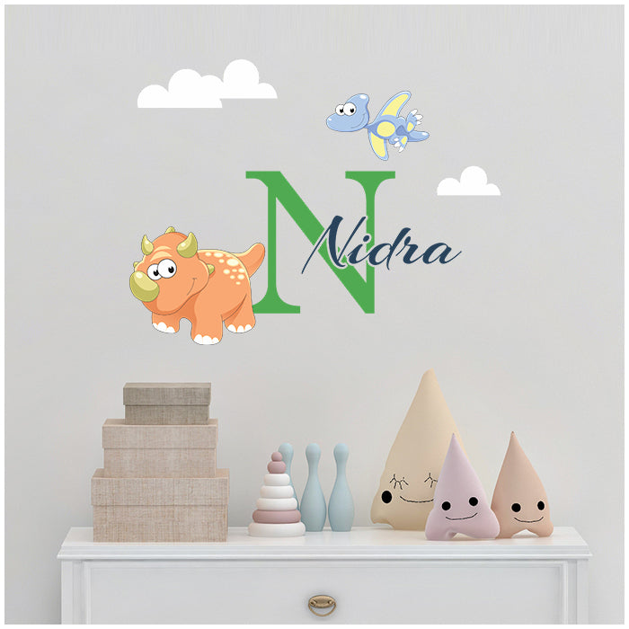 Wall Name Sticker | Dino