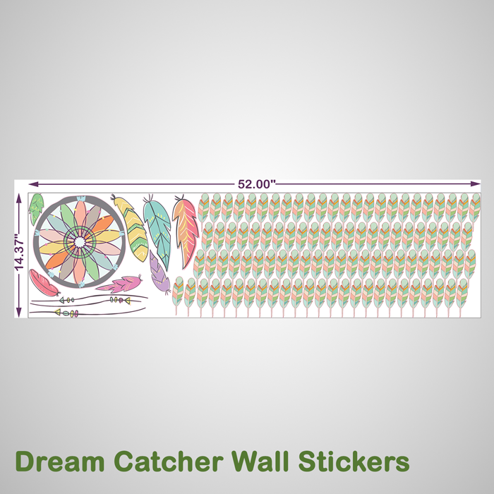 Mini Wall Art Stickers For Room | Dream Catcher