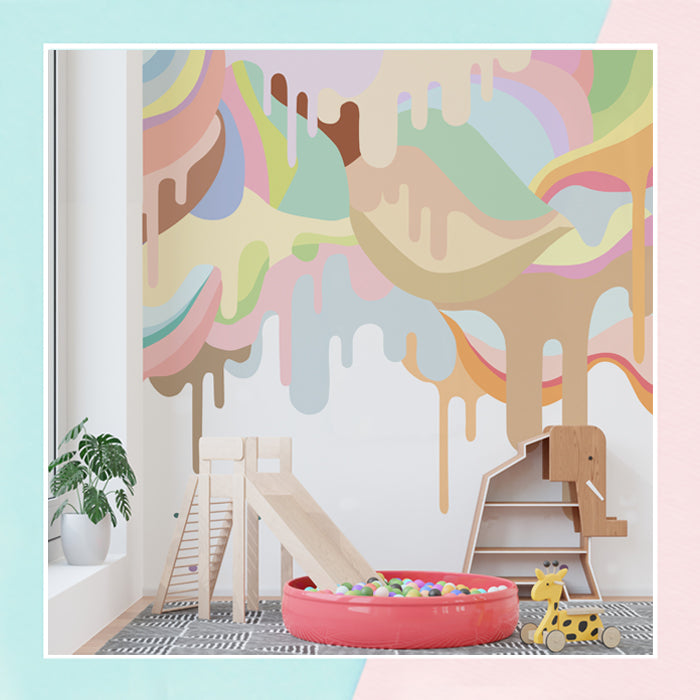 Dripping Ice Cream Theme Wallpaper