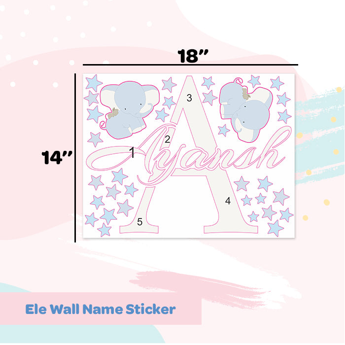 Wall Name Sticker | Ele
