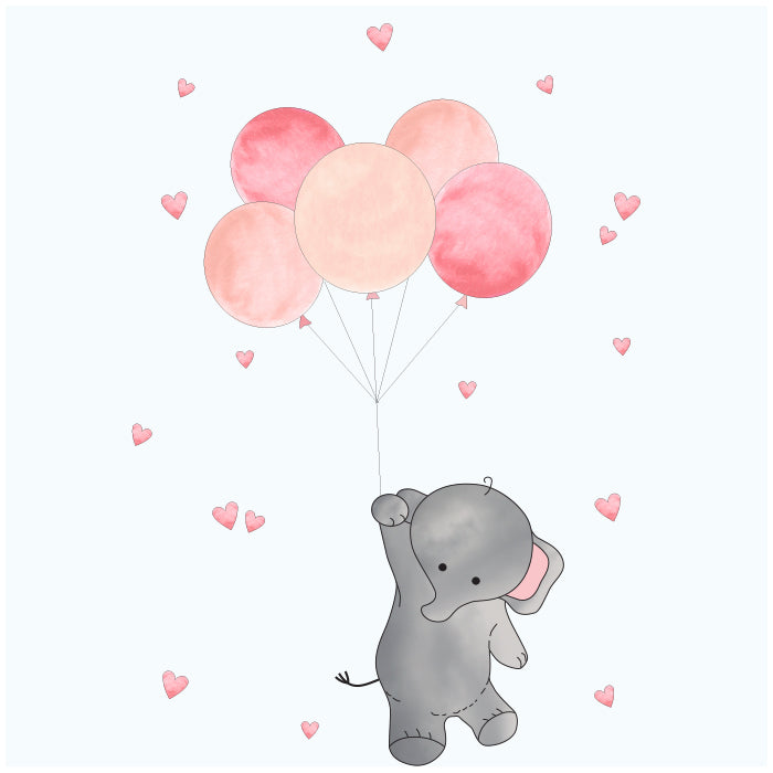 Wall Stickers For Room | Elly with Balloons