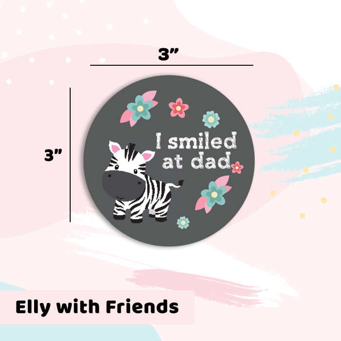 Elly with Friends Milestone Sicker