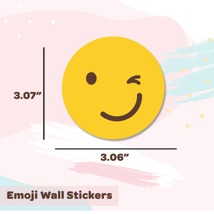 Mini Wall Art Stickers For Room | Emoji