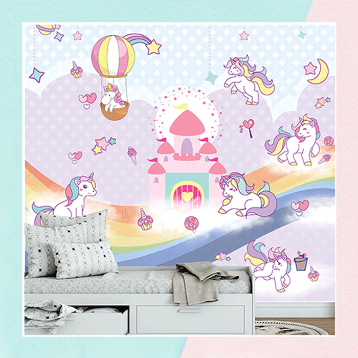 Enchanted Unicorn Land Wallpaper