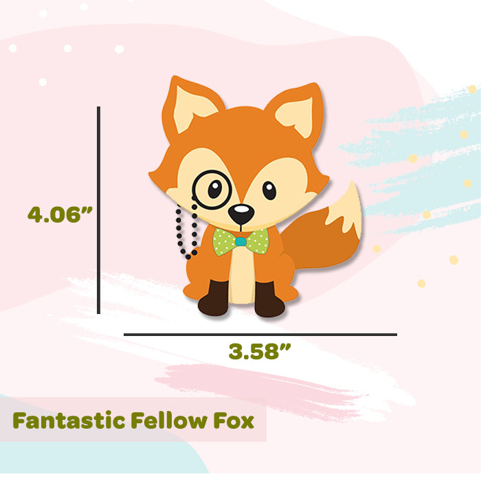 Mini Wall Art Stickers For Room | Fantastic Fellow Fox