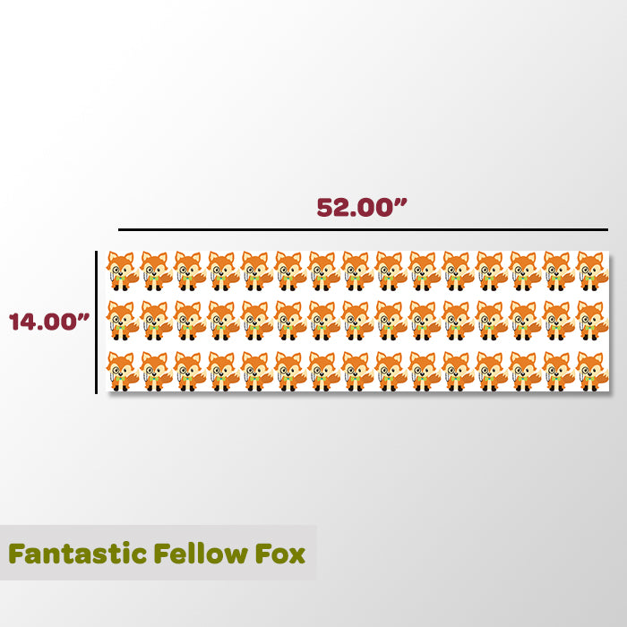 Mini Wall Art Stickers For Room | Fantastic Fellow Fox