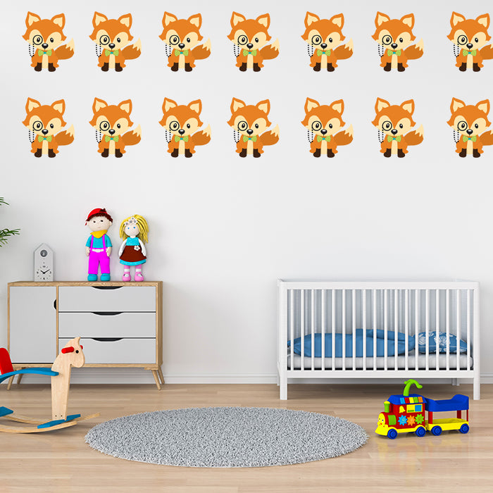 Mini Wall Art Stickers For Room | Fantastic Fellow Fox