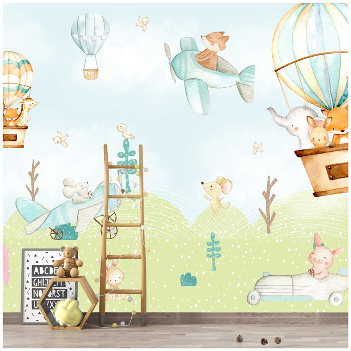 Flying Animals In A Garden