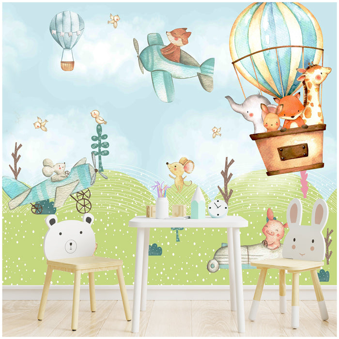 Flying Animals In A Garden